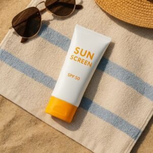soothing sunscreen gel